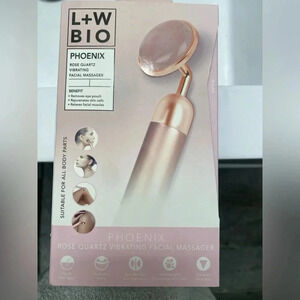 Luxe & Willow - Rose Quartz vibrating facial massage tool - new in box